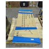 20" x 20" x 61.2" Husky Red Rolling Side Locker