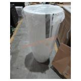 Large 31.5" Tall Matte White Dax Fiberstone Round