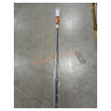 3/4" Round Spring Tension Rod 48"-84" Black