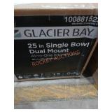 25" Single Bowl Dual Mount Kitchen Sink