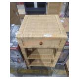 Wicker End Table