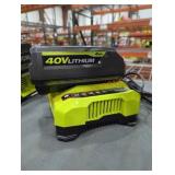 Ryobi 40v 4 ah battery and charger