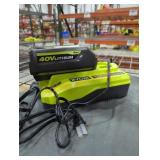 Ryobi 40v 4 ah battery and charger