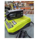 Ryobi 18v 4 ah battery and charger