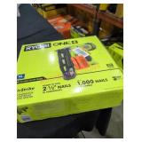 Ryobi 18v 16 ga straight finish nailer