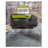 Ryobi 40v 6 ah battery