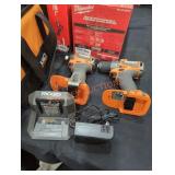 Ridgid 18v 2 tool combo and charger