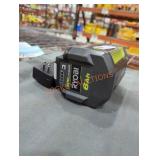 Ryobi 40v 6 ah battery and charger