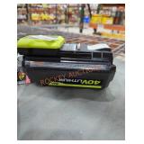 Ryobi 40v 4 ah battery and charger
