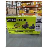 Ryobi 18v 4 ah& 2 ah high performance starter kit
