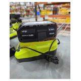 Ryobi 18v 4 ah battery and charger