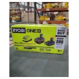 Ryobi 18v 4 ah& 2 ah high performance starter kit