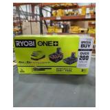 Ryobi 18v 4 ah& 2 ah high performance starter kit