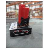 Milwaukee M12 xc 3 ah battery