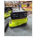 Ryobi 18v 4 ah battery and charger