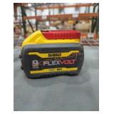 DeWalt 20v/60v flex volt 9 ah battery