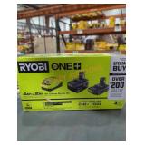 Ryobi 18v 4 ah& 2 ah high performance starter kit