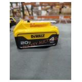 DeWalt 20v 4 ah battery