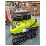 Ryobi 18v 4 ah battery and charger