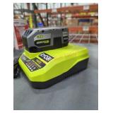 Ryobi 18v 4 ah battery and charger