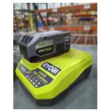 Ryobi 18v 4 ah battery and charger