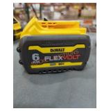 DeWalt 20v/60v flex volt 6 ah battery