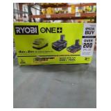 Ryobi 18v 4 ah& 2 ah high performance starter kit