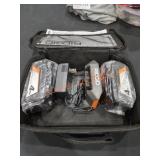 Ridgid Charger With (2) 4ah Batteries