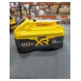 DeWalt 20v XR 8 ah battery