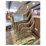 Wicker Patio Sofas 4 x BID