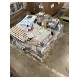 Assorted Tile And Wall Panels, Sump Pump