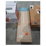 5 Drawer Gray Fabric Chest of Drawers