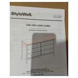 StyleWell Unfinished 6 Drawer Dresser