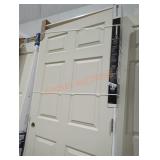 36" x 80" left hand swing 6 panel interior door