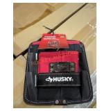1 husky 7" 3 pocket tape and pencil pouch