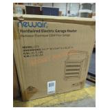 Hardwired electric garage heater