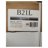 Vesper 21" White Base Cabinet