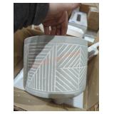 Set of 2 Ceramic Planters