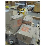 Skid lot of concrete bags