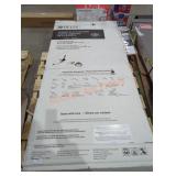 Delta curved bathtub door