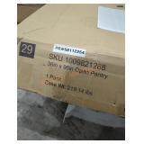 36" x 96" open pantry