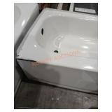 Left Hand Drain Bathtub (DAMAGED)