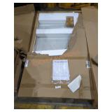 Double Slider Tub Door With Towel Bar