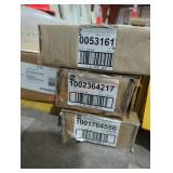 3 boxes miscellaneous sized blinds