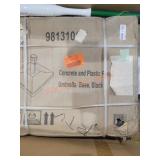 Concrete and Plastic Umbrella Base