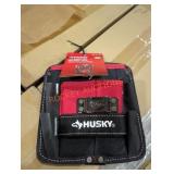 1 husky 7" 3 pocket tape and pencil pouch