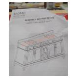 Talkore 72" double vanity