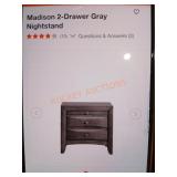 Madison 2-Drawer Nightstand