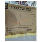 24" Amador Deck Box Planer, 2pk