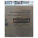 4.25 Gal. Black Smoking Receptacle